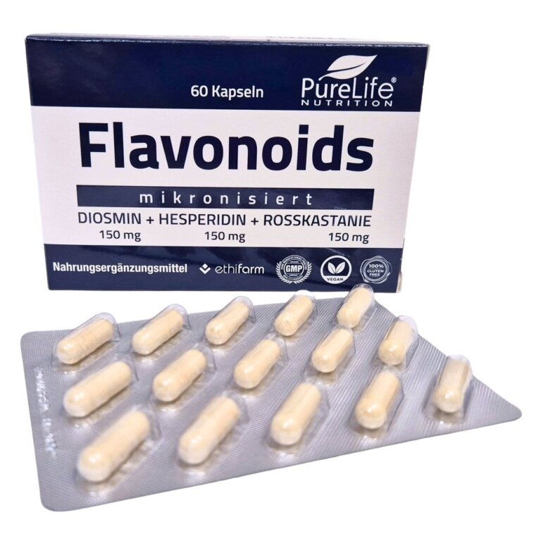 Flavonoids Diosmina Hesperydyna MPFF Kasztanowiec 60 kaps.