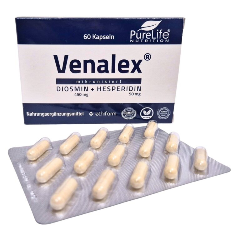 Venalex Diosmina 450 mg + Hesperydyna 50 mg